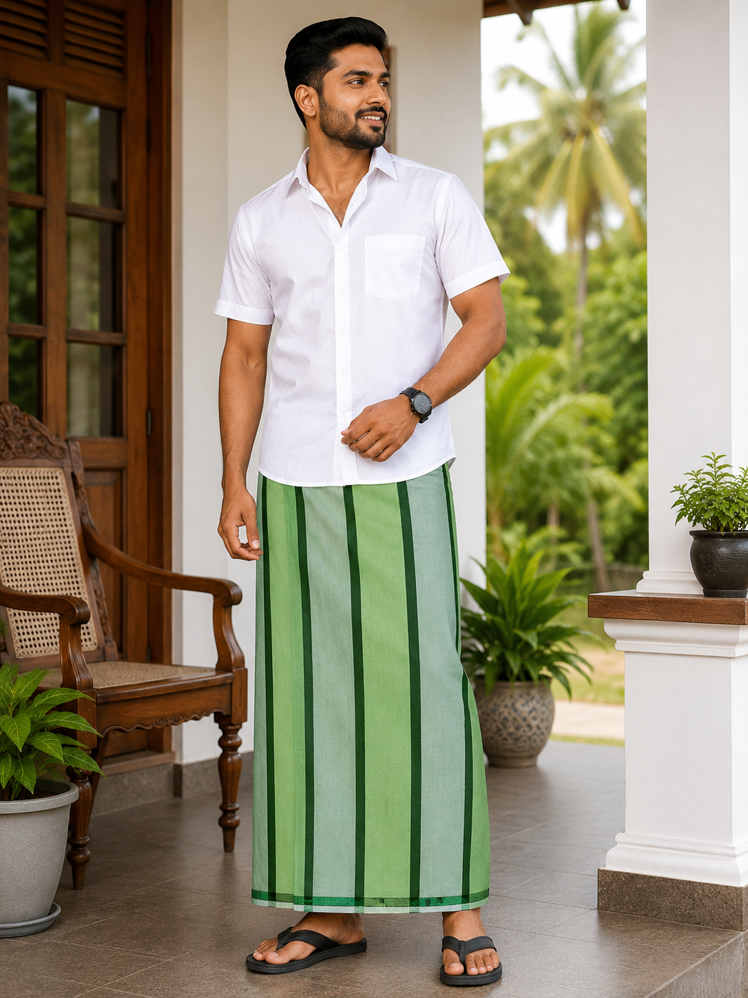 SKU-1005 Handloom Lungi (Sarong) SKU-1005 - Image 1