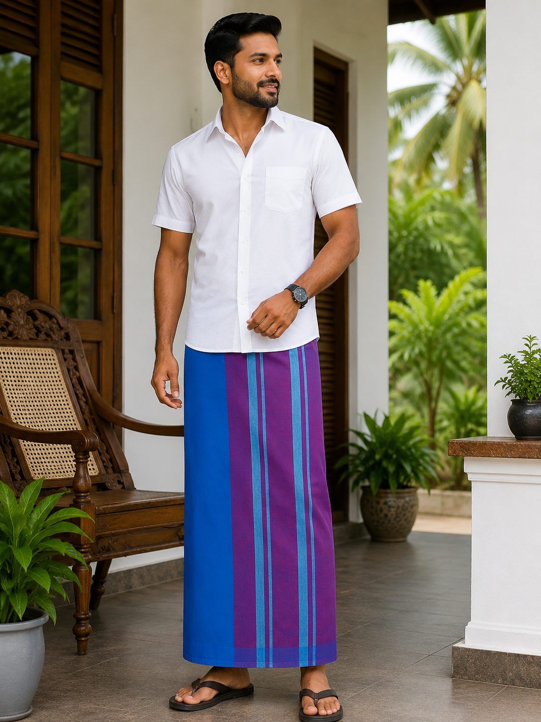 SKU-1006 Handloom Lungi (Sarong) SKU-1006 - Image 1