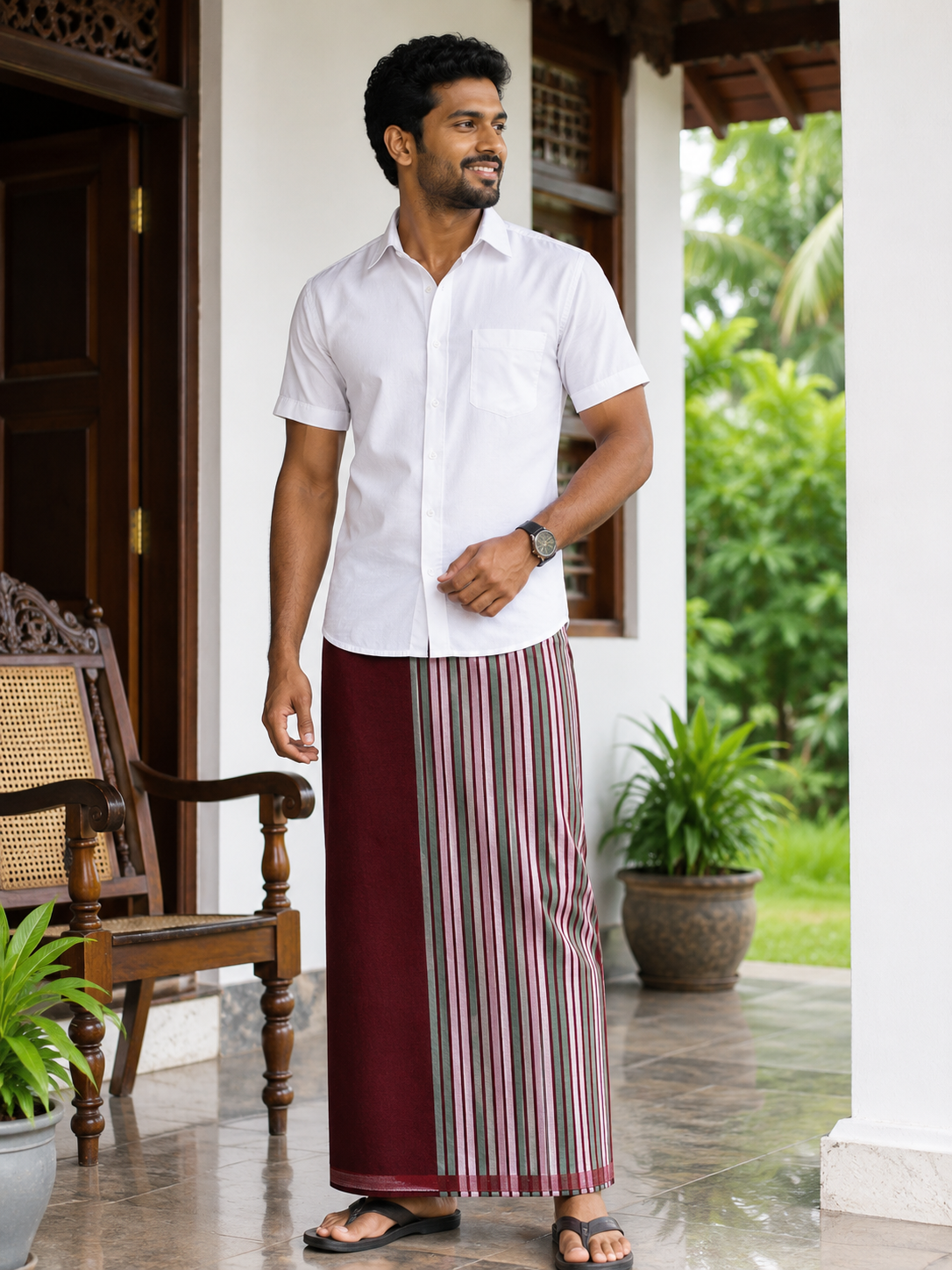 SKU-1008 Handloom Lungi (Sarong) SKU-1008 - Image 1