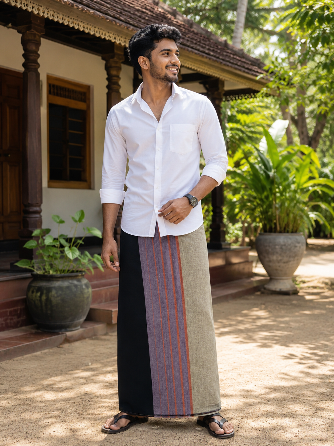 SKU-1020 Handloom Lungi (Sarong) SKU-1020 - Image 1