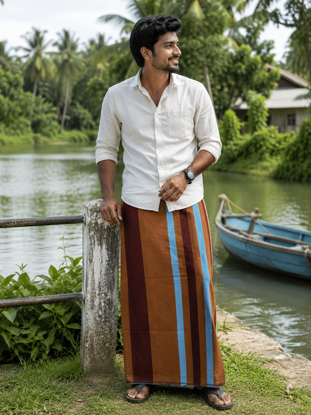 SKU-1038 Handloom Lungi (Sarong) SKU-1038 - Image 1