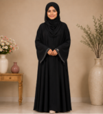 Ledha's Design-Minimal Black Abaya