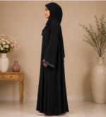 Ledha's Design-Minimal Black Abaya - Image 2