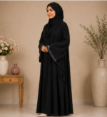 Ledha's Design-Minimal Black Abaya - Image 3