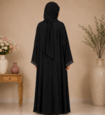Ledha's Design-Minimal Black Abaya - Image 4